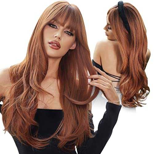 Long Straight Auburn Layered Wig Wig Store Wigs