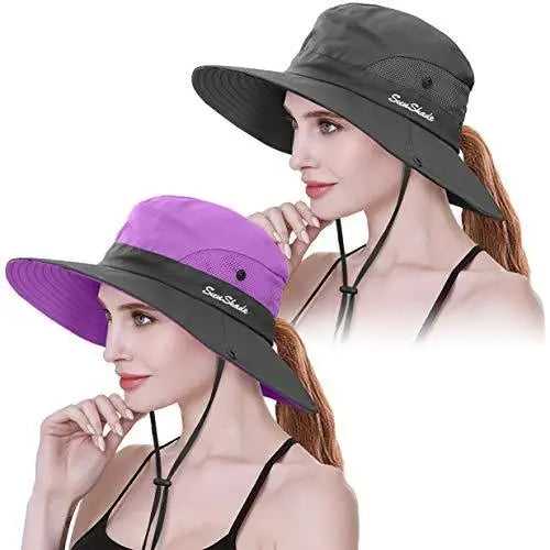 Wide Brim UV Protection Sun Hat Wig Store Hat