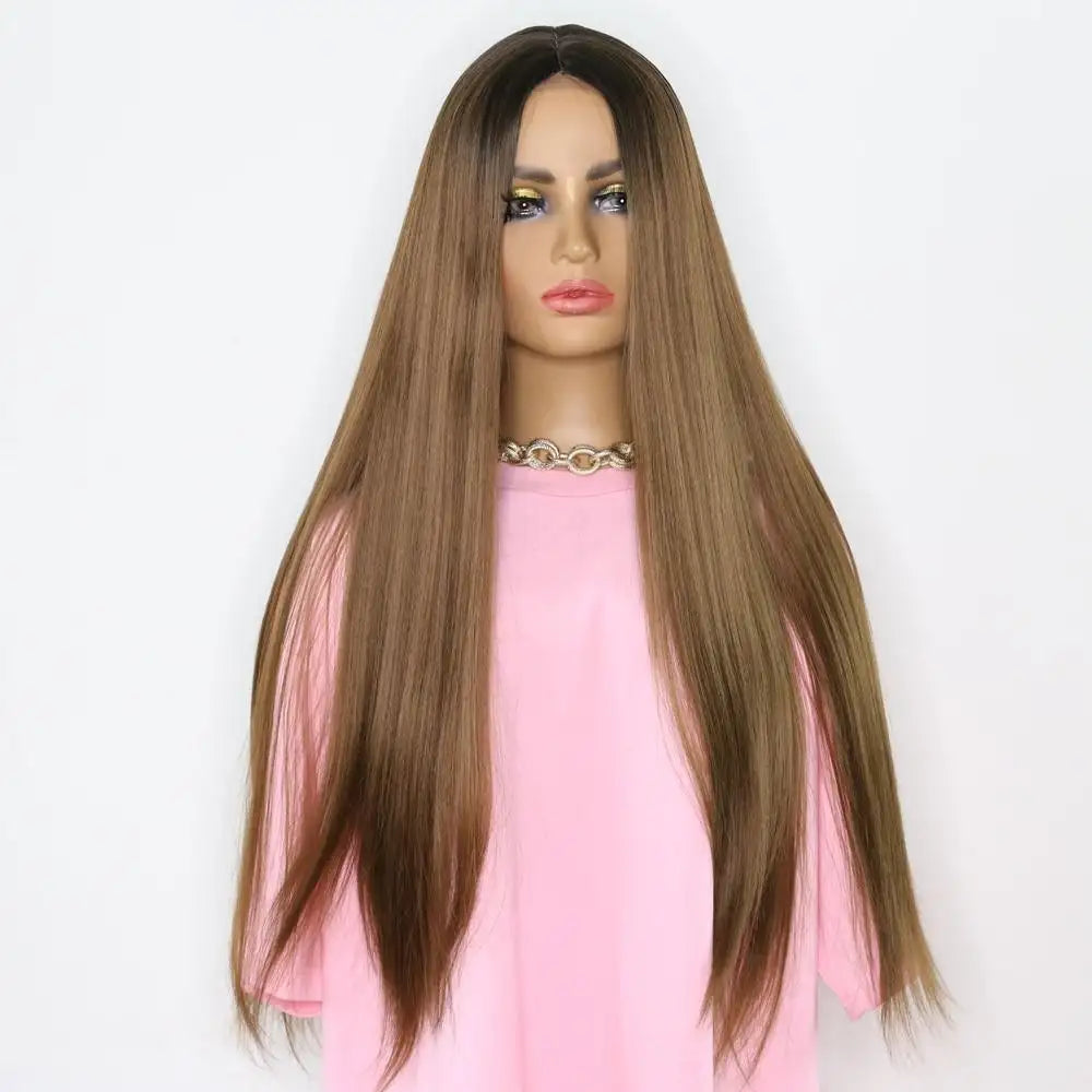 Giselle Extra Long Straight 28Inch Lace Front Wig Wig Store Wig