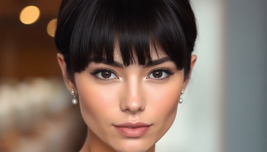 How Bangs Can Make Your Face Look Smaller