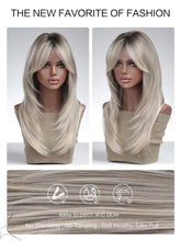 Load image into Gallery viewer, White Gold Butterfly Synthetic Wig
