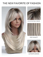 Load image into Gallery viewer, White Gold Butterfly Synthetic Wig
