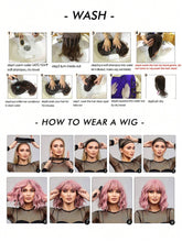 Load image into Gallery viewer, Straight Bangs Synthetic Fiber Wigs
