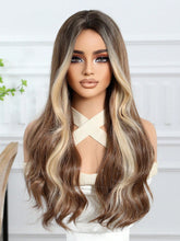 Load image into Gallery viewer, Stylish Brown Blonde Long Curly Hair Wig
