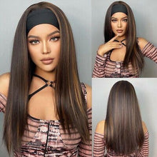 Load image into Gallery viewer, 28 Inch Silky Straight Headband Wig
