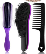 Load image into Gallery viewer, 10PCS Detangling Brush Set with Spray Bottle &amp; Sleep Bonnet
