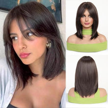 Load image into Gallery viewer, 14 Inch Synthetic Lob Wig
