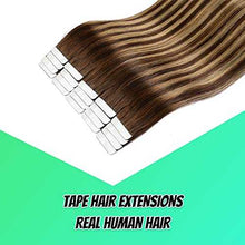 Load image into Gallery viewer, Tape in Hair Extensions Human Hair - 20 Pcs 50 Grams Wig Store
