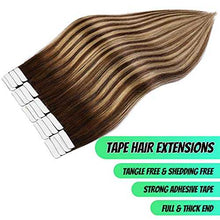 Load image into Gallery viewer, Tape in Hair Extensions Human Hair - 20 Pcs 50 Grams Wig Store
