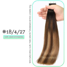 Load image into Gallery viewer, Tape in Hair Extensions Human Hair - 20 Pcs 50 Grams Wig Store
