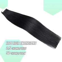 Load image into Gallery viewer, Tape in Hair Extensions Human Hair - 20 Pcs 50 Grams Wig Store
