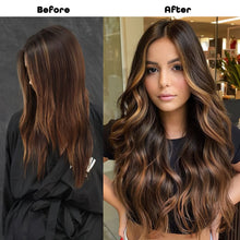 Load image into Gallery viewer, Double Weft Synthetic Hair Extension 4pcs 20 Inches
