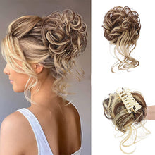 Load image into Gallery viewer, Stylish Wavy Claw Clip Messy Bun Updo Hairpiece
