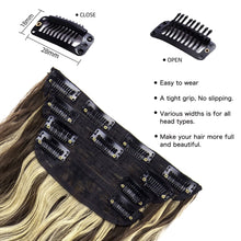 Load image into Gallery viewer, Double Weft Synthetic Hair Extension 4pcs 20 Inches
