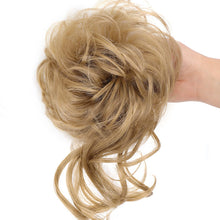 Load image into Gallery viewer, Heat Friendly Long Curly Messy Bun Hair Piece
