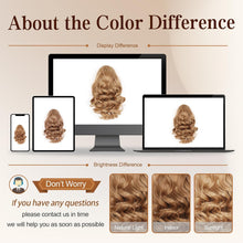 Load image into Gallery viewer, Ombre Brown Curly Ponytail Hair Piece
