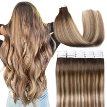 Load image into Gallery viewer, Tape in Hair Extensions Human Hair - 20 Pcs 50 Grams Wig Store
