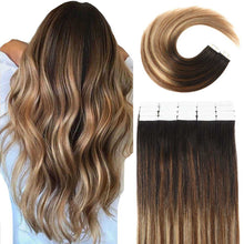 Load image into Gallery viewer, Tape in Hair Extensions Human Hair - 20 Pcs 50 Grams Wig Store
