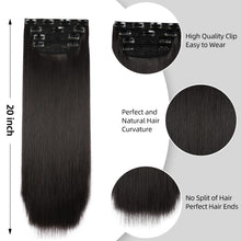 Load image into Gallery viewer, Double Weft Synthetic Hair Extension 4pcs 20 Inches
