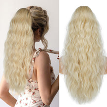 Load image into Gallery viewer, Synthetic Drawstring Ponytail Extension - 26 inch Long
