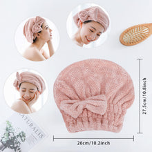 Load image into Gallery viewer, Microfiber Hair Drying Towel, 2 Pack
