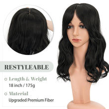 Load image into Gallery viewer, Synthetic Hair Topper 18 Inch with Bangs
