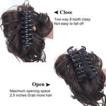 Load image into Gallery viewer, Stylish Wavy Claw Clip Messy Bun Updo Hairpiece
