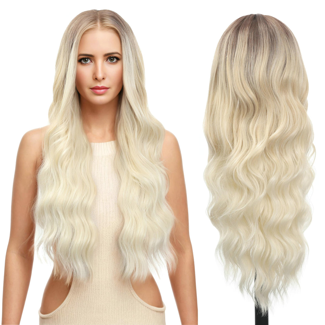 Long Wavy Wig 30 Inch HD Front Lace Hair Wig