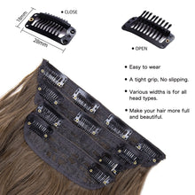 Load image into Gallery viewer, Double Weft Synthetic Hair Extension 4pcs 20 Inches
