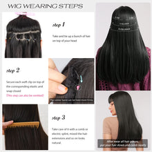 Load image into Gallery viewer, Double Weft Synthetic Hair Extension 4pcs 20 Inches
