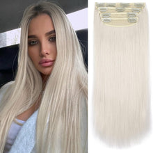 Load image into Gallery viewer, Double Weft Synthetic Hair Extension 4pcs 20 Inches
