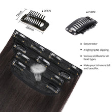 Load image into Gallery viewer, Double Weft Synthetic Hair Extension 4pcs 20 Inches
