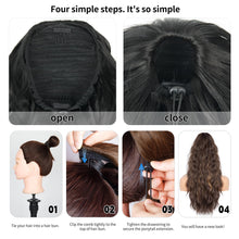 Load image into Gallery viewer, Synthetic Drawstring Ponytail Extension - 26 inch Long
