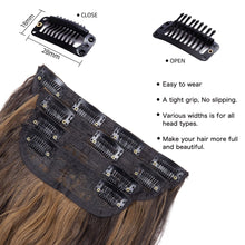 Load image into Gallery viewer, Double Weft Synthetic Hair Extension 4pcs 20 Inches
