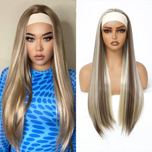 Load image into Gallery viewer, 28 Inch Silky Straight Headband Wig
