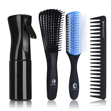 Load image into Gallery viewer, Detangling Hair Brush Set with Hair Spray bottle
