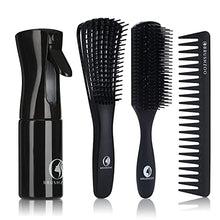 Load image into Gallery viewer, Detangling Hair Brush Set with Hair Spray bottle
