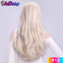 Load image into Gallery viewer, Heat Friendly Fibre Wavy 3/4 Ladies Half Wig Wig Store
