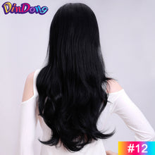 Load image into Gallery viewer, Heat Friendly Fibre Wavy 3/4 Ladies Half Wig Wig Store
