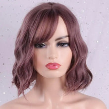 Load image into Gallery viewer, quinn wavy heat resistant bob wig
